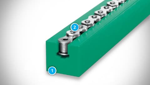 1BL Sliding Chain Guide Construction