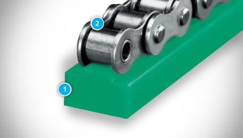 1T Sliding Chain Guide Construction