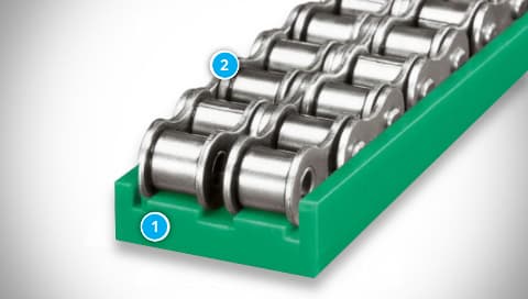 2E Sliding Chain Guide Construction