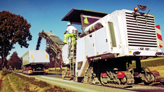 Application in Road Milling Machine Drives