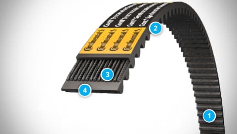 CONTI SYNCHROCHAIN SUPREME Belt Structure