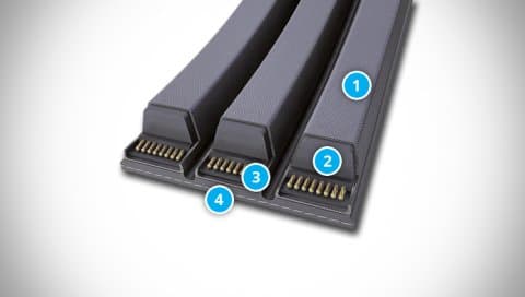 CONTI&nbsp;V TORQUE TEAM SUPREME Belt Construction