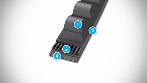 CONTI VX ADVANCE Belt Structure