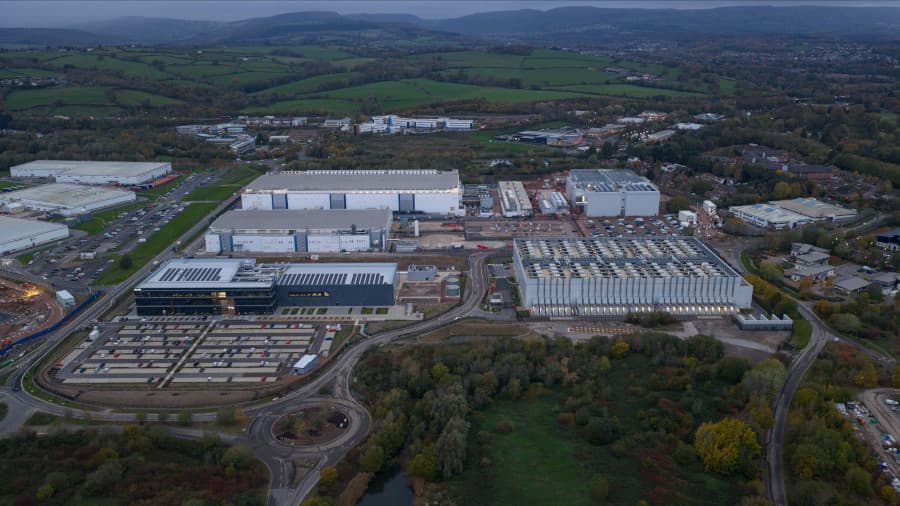 Cardiff Data Center Campus, operated by Vantage. One of the largest data centers in Europe is designed for power densities of up to 125&nbsp;kW per rack