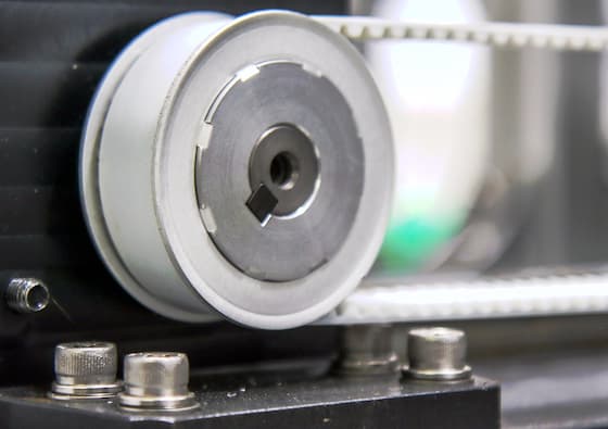 T20 timing pulleys in use