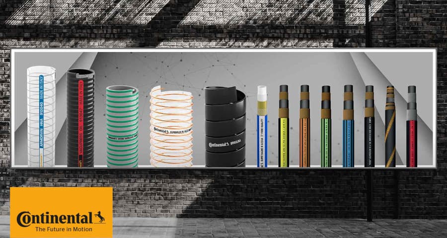 Banner: Continental Industrial Hoses (Illustrative Image)