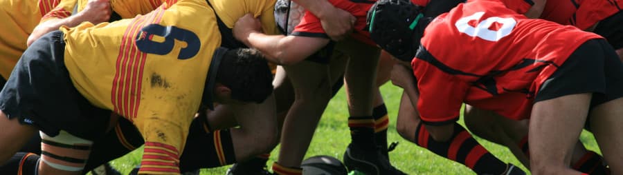 The rugby scrum &ndash; a tightly bound formation symbolizing strength and unity