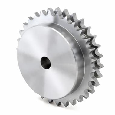 08B-2-15-N (1/2” × 5/16”) - 15 Teeth, with Hub (Steel) – Illustrative Image