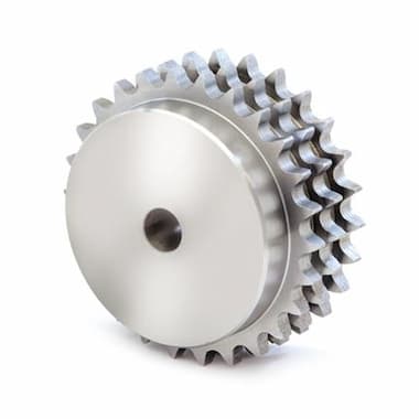 24B-3-13-N (1 1/2″ × 1″) - 13 Teeth, with Hub (Steel) – Illustrative Image