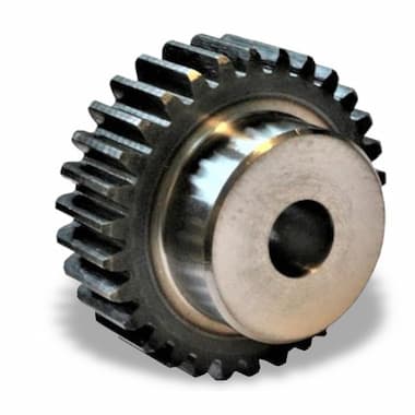 OK M2.5 Z15 NKZ - with Side Hub, Hardened Teeth (Steel) – Illustrative Image