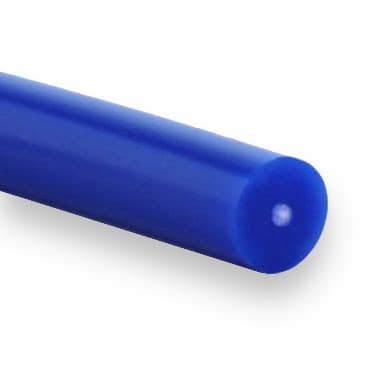 PU85A 8.0 - Smooth Reinforced (88 ShA, Glass Cord, Ultramarine Blue) - 100m Roll – Illustrative Image