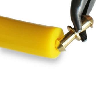 8 × 3.2 - Nipple for Hollow Round Belts (Brass) – Illustrative Image