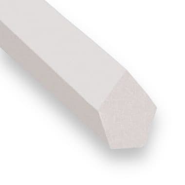 PU80A 22 × 25 (22/C) - Ridge-Top (84 ShA, Form 2, Transparent) - 30m Roll – Illustrative Image