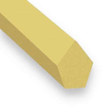 PU95A 22 × 25 (22/C) - Ridge-Top (95 ShA, Form 2, Beige) - 30m Roll – Illustrative Image