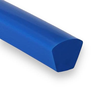 PU85A 8 × 6,5 (8/M) - Smooth Vaulted Top (88 ShA, Ultramarine Blue) - 50m Roll – Illustrative Image