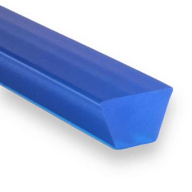 PU85A 13 × 8 (13/A) - Smooth (88 ShA, Sapphire Blue) - 50m Roll – Illustrative Image