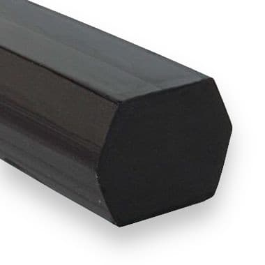 PU85A 17 × 13,5 (17/BB) - Double (88 ShA, Black) - 50m Roll – Illustrative Image