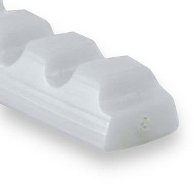 PU90A 22 × 14 (22/C) - Notched (92 ShA, White) - 50m Roll – Illustrative Image