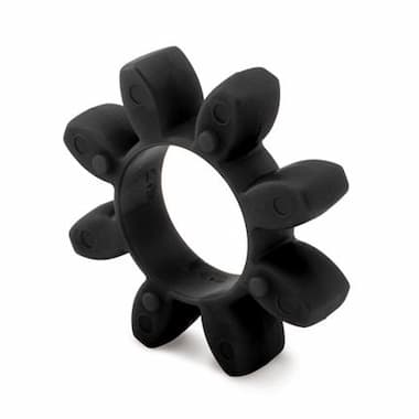 RX 28/38-96 (EN28038) - Elastic Spider (96 Shore A, Black, Polyurethane) – Illustrative Image