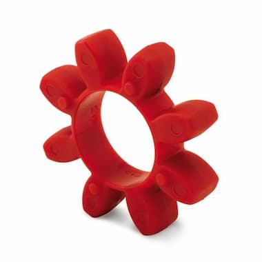RX 24/32-98 (ER24032) - Elastic Spider (98 Shore A, Red, Polyurethane) – Illustrative Image