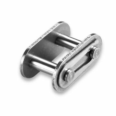 16B-1-SP Standard Straight Connecting Link (Straight Plates, 1” × 17.02 mm, DIN 8187) – Illustrative Image