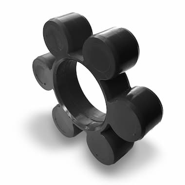 TNS 20 Pb82 - Elastic Ring (82 Shore A, Black, Rubber) – Illustrative Image