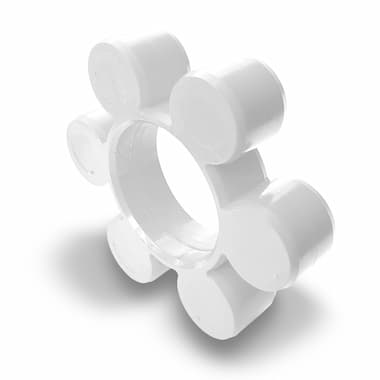 TNS 85 Vk60D - Elastic Ring (60 Shore D, White, Polyurethane) – Illustrative Image
