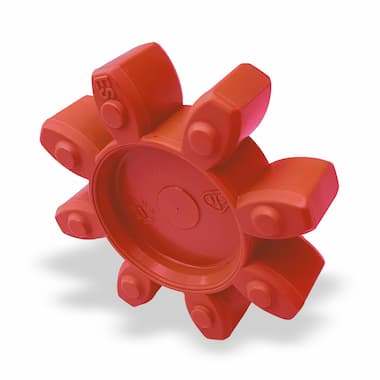 TRASCO ES 9 (AES9R) - Elastic Spider (98 Shore A, Red, Polyurethane) – Illustrative Image